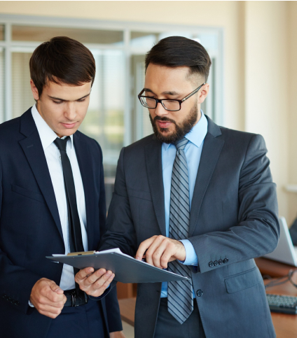 AAA Accounting team meeting with clients