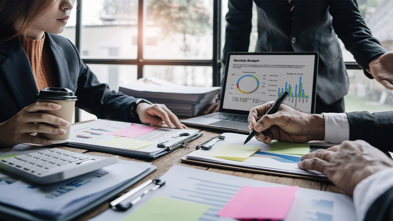 Accountant reviewing Making Tax Digital documents